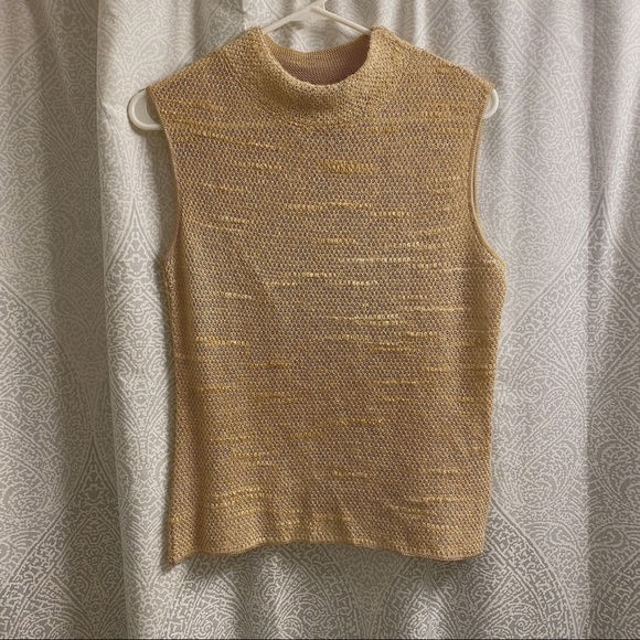Mohair Sleeveless Turtleneck Sweater - Picture 3 of 6